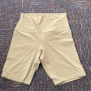LULULEMON women’s size 6 olive green biker shorts! Only worn a few times!!